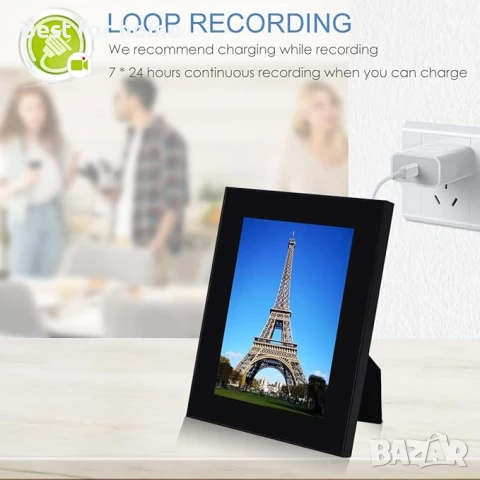 WiFi Шпионска камера 1080P  скрита във фоторамка от  Pelay, снимка 5 - Други - 50830182