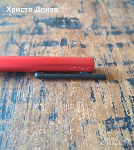 механичен молив Лами Lamy Tipo 0.7 мм графит червен рядък модел, снимка 5 - Ученически пособия, канцеларски материали - 53754138