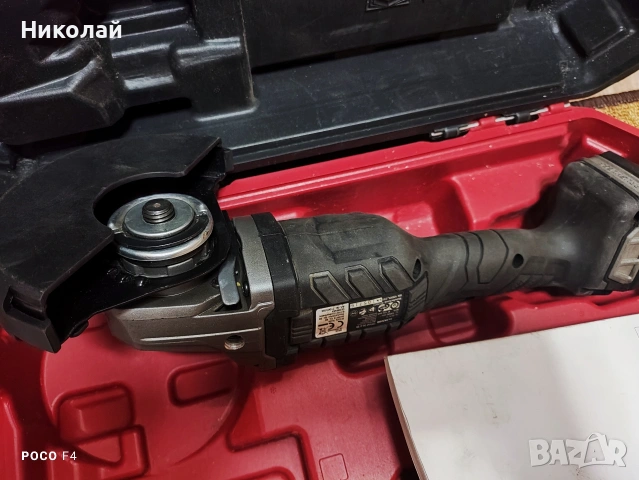 За части/ремонт! 2бр.Акумулаторен ъглошлайф Parkside PWSAP 20 Li E6, снимка 4 - Други инструменти - 53857083