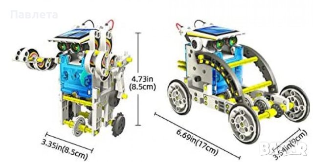 Конструктор - соларен робот 14 в 1, снимка 1 - Конструктори - 42155712