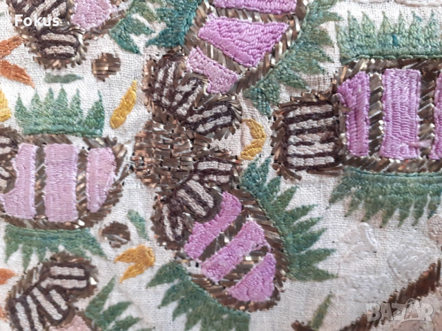 Невероятна българска възрожденска шевица, снимка 5 - Антикварни и старинни предмети - 53406178