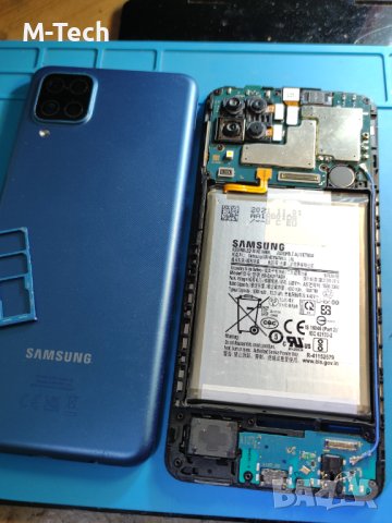 Samsung a12 A127 части основна платка батерия блок захранване заден капак слушалка, снимка 3 - Резервни части за телефони - 41384047