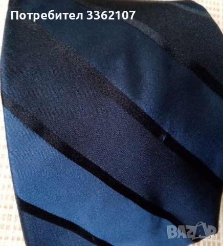 тъмно синя копринена вратовръзка Royal Class , снимка 2 - Костюми - 36485555