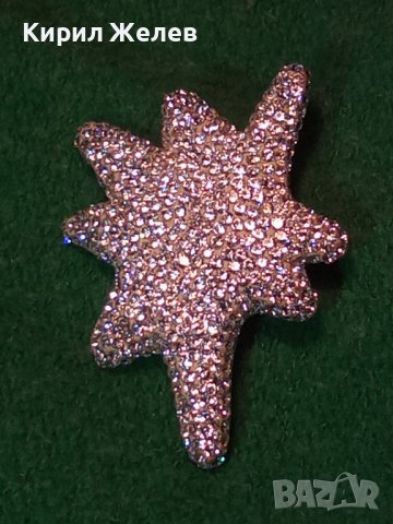  СРЕБЪРНА СНЕЖИНКА - ФЕШЪН АРТ МЕДАЛЬОН СРЕБРО 925 Част От КОМПЛЕКТ с БЯЛ ЕМАЙЛ и КРИСТАЛИ 36399, снимка 17 - Колиета, медальони, синджири - 39568492