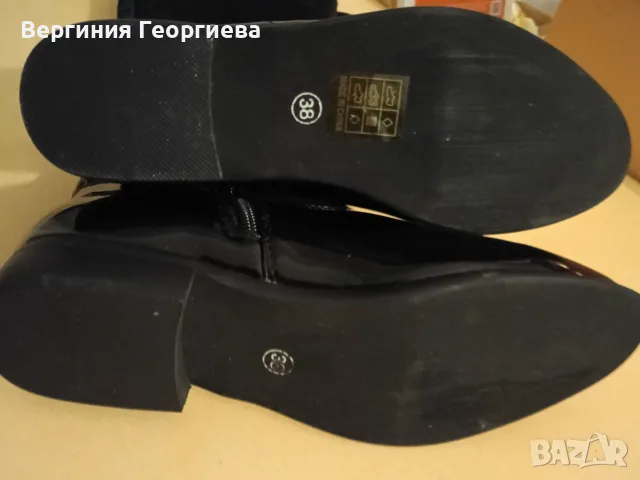  Дамски ботуши с лека подплата , снимка 10 - Дамски ботуши - 56367286