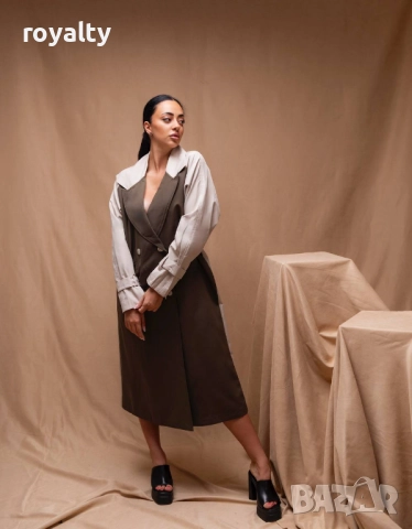 Елегантно Дамско Палто , снимка 2 - Палта, манта - 52886124
