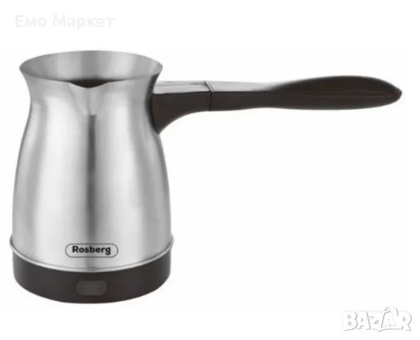 Джезве електрическо Rosberg, 600W, 500мл., инокс. Гаранция 24 месеца, снимка 2 - Други - 49528746