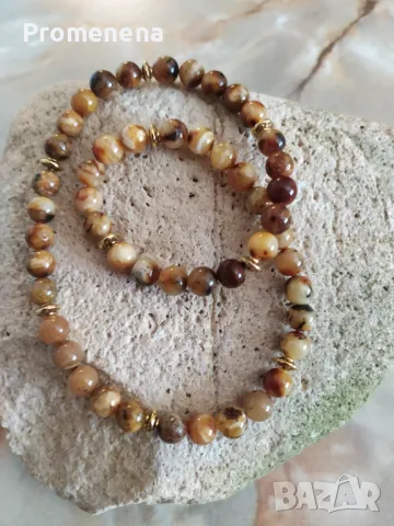 Колие от Балтийски Кехлибар, снимка 3 - Колиета, медальони, синджири - 49584128