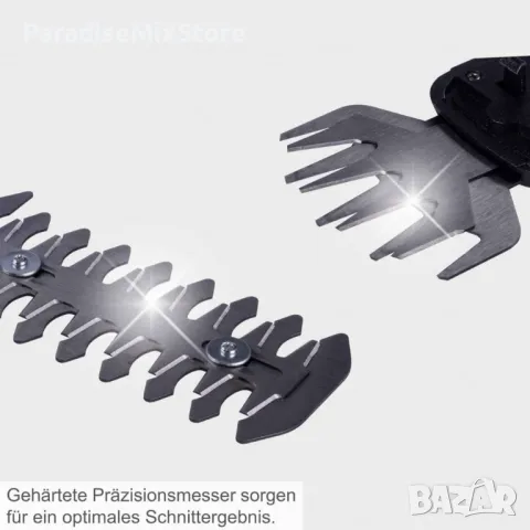 Акумулаторна ножица за трева и храсти, 2 в 1, Scheppach GHS7.2 Напрежение: 7.2 V; , снимка 3 - Градински инструменти - 48897912