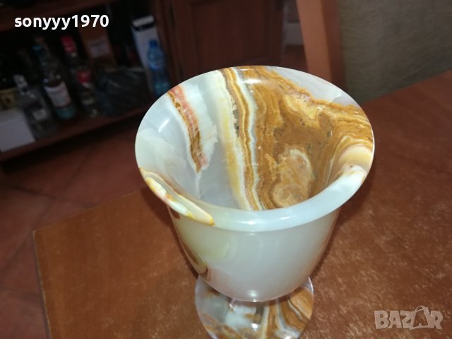 ЧАША ОТ КЕХЛИБАР МРАМОР 2502241728, снимка 4 - Антикварни и старинни предмети - 44462439