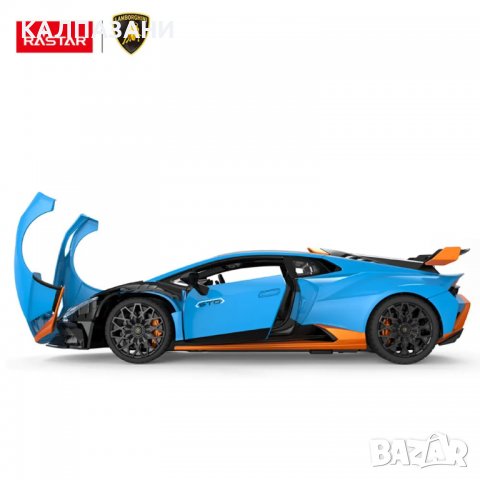 RASTAR Кола Lamborghini Huracan STO Radio/C 1:14 98700, снимка 4 - Коли, камиони, мотори, писти - 39367770