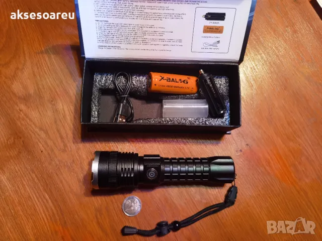 Регулируем Високопроизводителен Нов P90 Super Light акумулаторен фенер прожектор за осветление лов, снимка 13 - Къмпинг осветление - 48907652