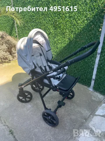 БЕБЕШКА КОЛИЧКА RETRUS VAYA 3 В 1 GRAY LEN 2024
