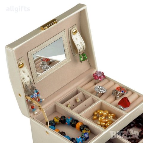 1756 Мини куфарче- луксозна кутия за бижута 17 х 14 х 13 см., снимка 6 - Други - 34659286