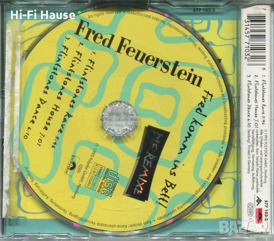 Fred Feuerstein -Die Remix, снимка 2 - CD дискове - 34481989