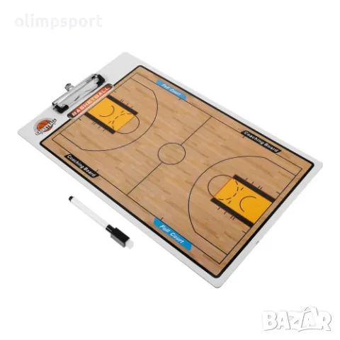 Клипборд треньорски за баскетбол MAX, Комплект с маркер.