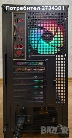 Геймърски компютър Ryzen 5 5500, RTX 3060TI, 16 RAM, снимка 5 - Геймърски - 53804539