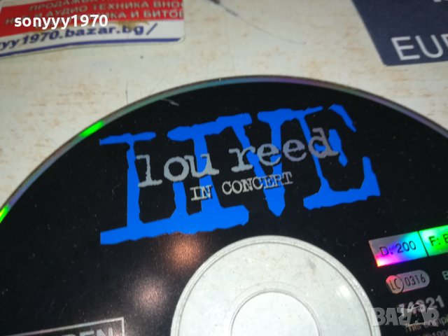 LIVE LOU REED CD 1608231210, снимка 9 - CD дискове - 41872624
