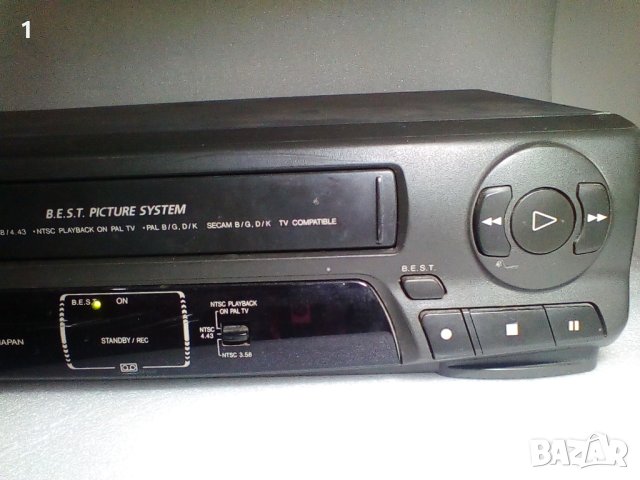 VHS видео JVC, снимка 4 - Плейъри, домашно кино, прожектори - 41416475