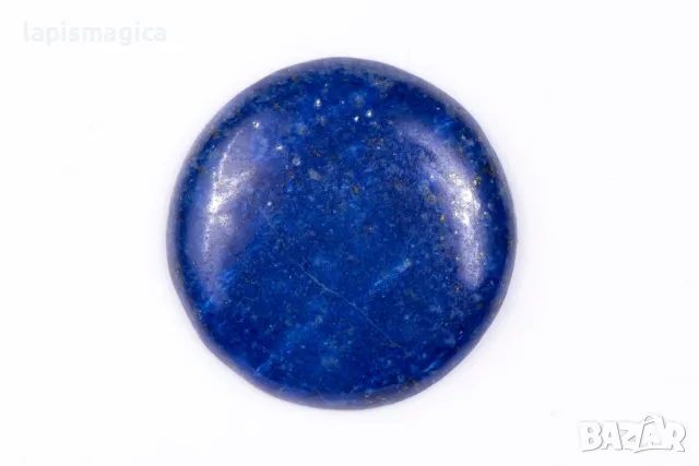 Син лапис лазули 29.3ct 27mm кръгъл кабошон
