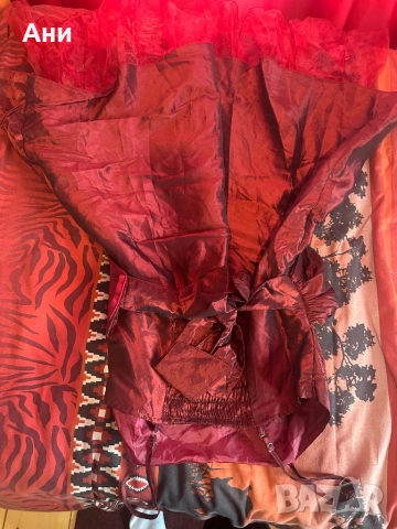 Червена рокля за свадба, снимка 4 - Рокли - 53121855