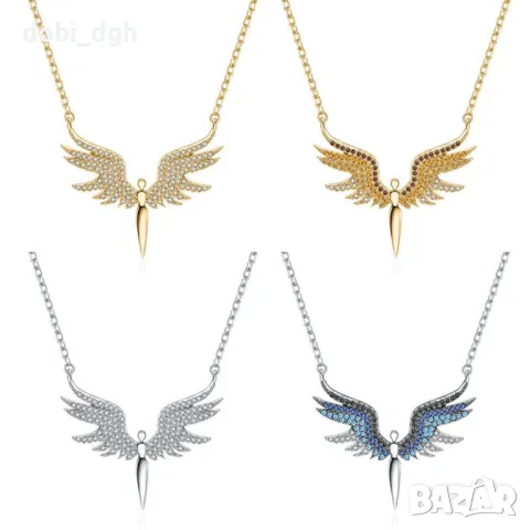 Дамско колие с висулка феникс, снимка 4 - Колиета, медальони, синджири - 48002188