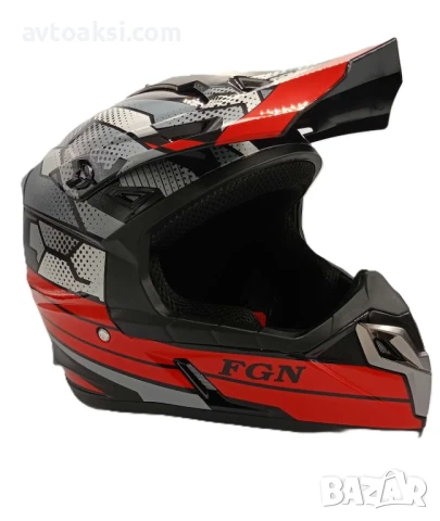 Каска Крос Мотор/Скутер/Бъги/Вело/АТВ два цвята., снимка 3 - Аксесоари и консумативи - 50584628