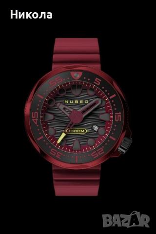 Nubeo VENTANA Dark Magma Automatic – Limited Edition – перфектно състояние, неносен, снимка 10 - Мъжки - 52348638