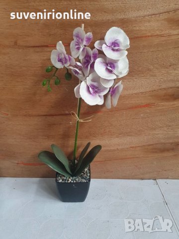 Изкуствени орхидеи в саксийка , снимка 4 - Изкуствени цветя - 34700423