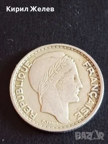 Стара монета 50 франка 1949г. Алжир рядка за КОЛЕКЦИЯ ДЕКОРАЦИЯ 41193, снимка 3 - Нумизматика и бонистика - 48858806