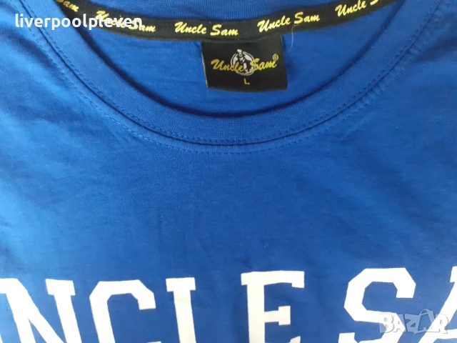 👉Uncle Sam Original L ефектна, снимка 4 - Тениски - 50928933