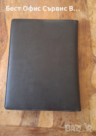 папка луксозна със соларен калкулатор Mline кожена черна A4 , снимка 10 - Ученически пособия, канцеларски материали - 52586542