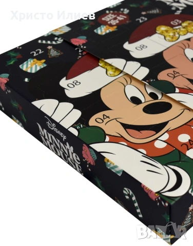 Коледен календар Дамски чорапи Мики Маус Мини маус Адвент календар 12 чифта, снимка 6 - Коледни подаръци - 53490829