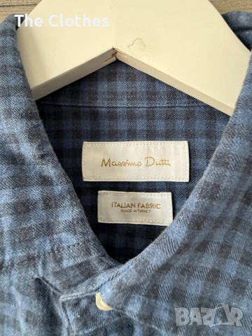 Мъжка риза Massimo Dutti размер М, снимка 2 - Ризи - 53500951