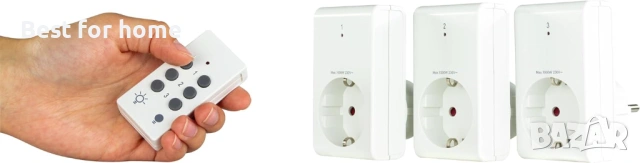  Комплект дистанционен превключвател 1 + 3 действия, снимка 2 - Друга електроника - 53836313