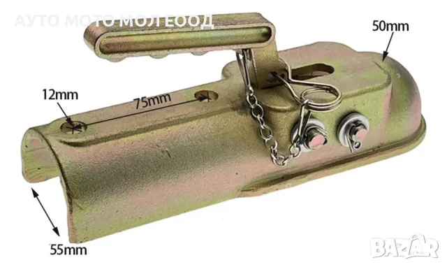 Ключалка/Лапа за ремарке универсална - 750кг. , снимка 2 - Аксесоари и консумативи - 49962146