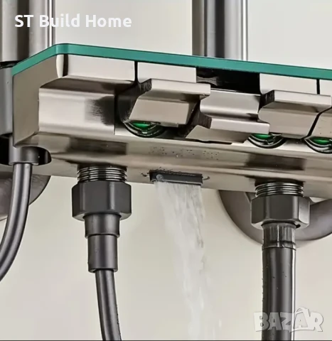 Луксозна Душ Система с LED Светлина и Температурен Контрол, снимка 7 - Душове - 51138498