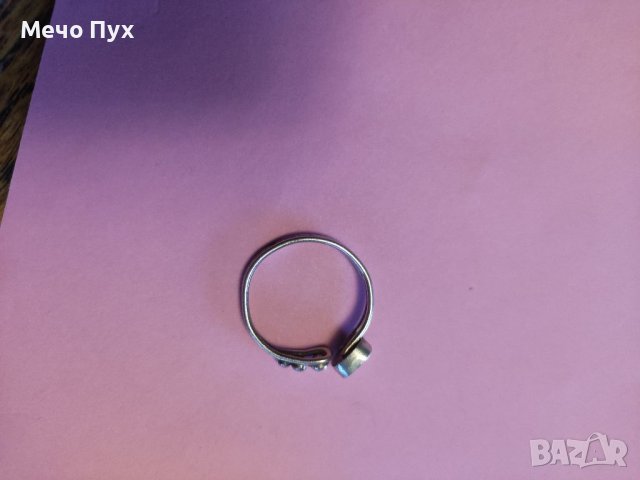 Стар сребърен пръстен (75), снимка 4 - Пръстени - 38975269