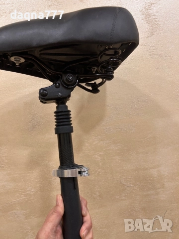 Седалка за електрическа тротинетка  Метална, Черна, снимка 11 - Аксесоари и консумативи - 52102495