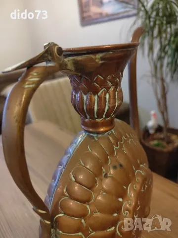 Меден чайник-ибрик., снимка 4 - Антикварни и старинни предмети - 48128734