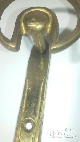 Лот 3 месингови закачалки за дрехи, снимка 9 - Закачалки - 51424834