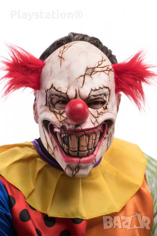 Зловещият Клоун маскa от латекс, снимка 2 - Други - 40174324
