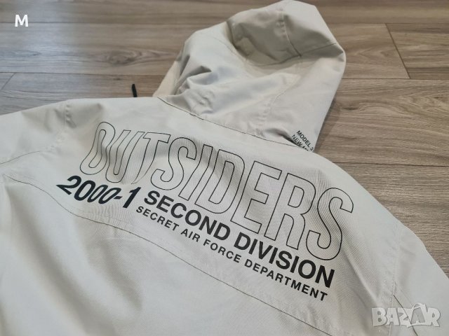 Жестоко мъжко издължено яке / ветровка / шлифер BERSHKA. С качулка и джобове. , снимка 10 - Якета - 35946250