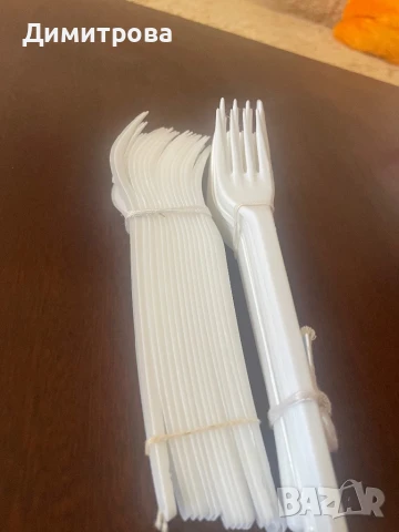 Съдове за еднократна употреба - чаши, чинии, лъжици, вилици, ножове, снимка 5 - Прибори за хранене, готвене и сервиране - 51386445