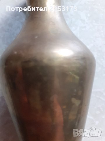 Стара месингова ваза, снимка 2 - Декорация за дома - 44308809