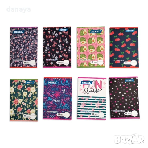 1688 Тетрадка малък формат, широки редове, офсетова хартия, 60 листа, снимка 3 - Ученически пособия, канцеларски материали - 30572944