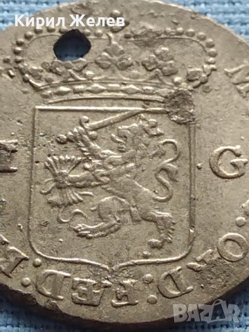 Рядка монета 1 гулдена 1791г. Белгийска Конференция провинция Холандия 34957, снимка 2 - Нумизматика и бонистика - 42682929