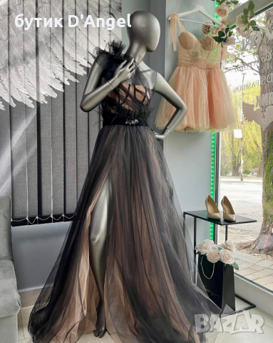 AVIN рокля корсет с дискретен Glitter ефект, снимка 5 - Рокли - 36493325