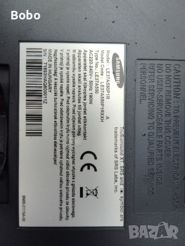 Main board BN41-01019A, снимка 3 - Части и Платки - 44743764