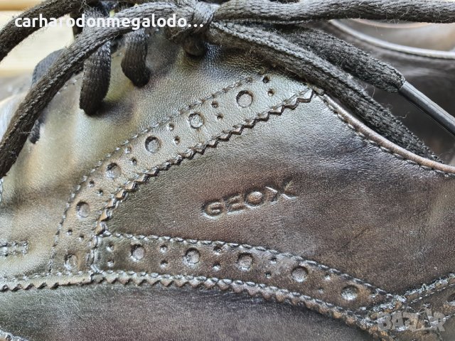 GEOX RESPIRA Като Нови Висок Клас Мъжки Обувки 100 ПРОЦЕНТА ВИСОКОКАЧЕСТВЕНА КОЖА , снимка 3 - Ежедневни обувки - 41540061